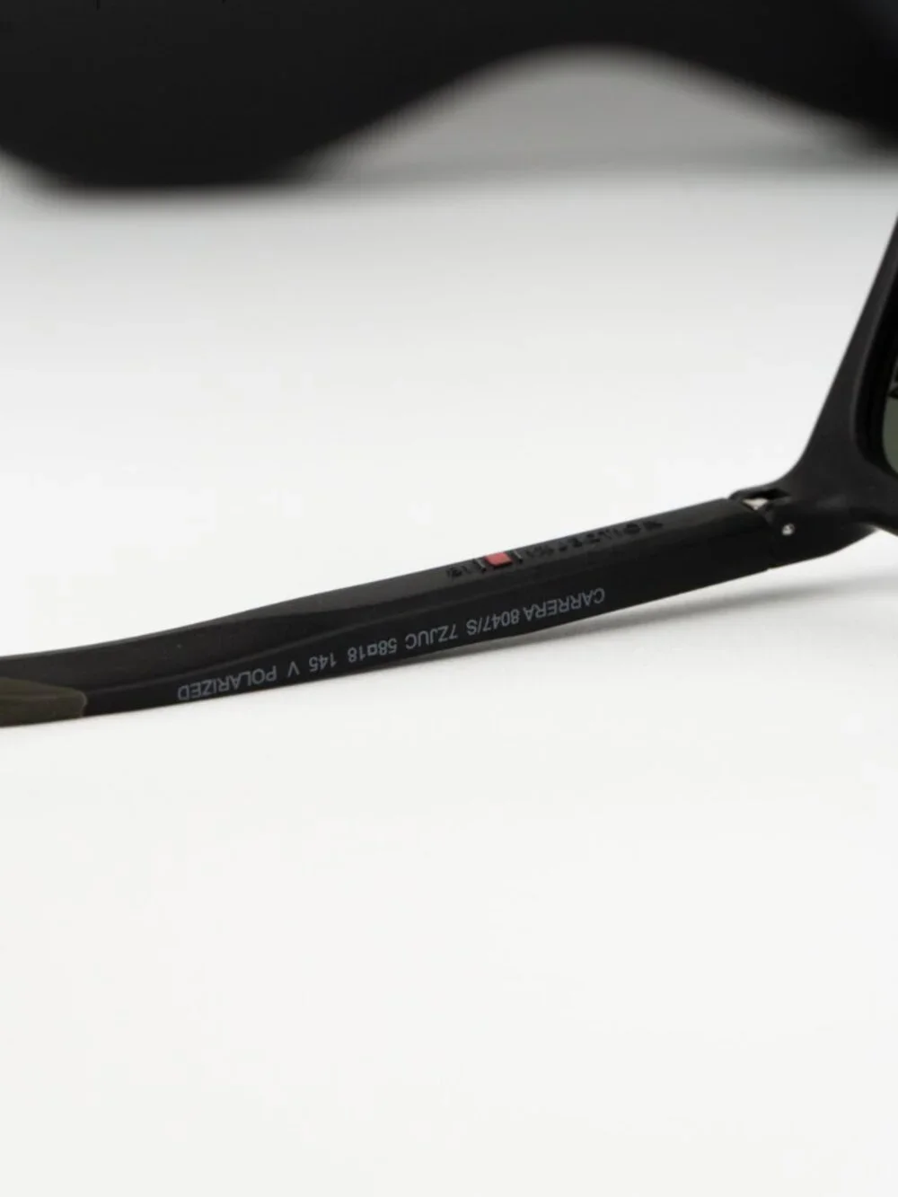 Carrera Men Sunglasses Black Green Polar Rectangular CARRERA 8047/S 07ZJ UC NEW